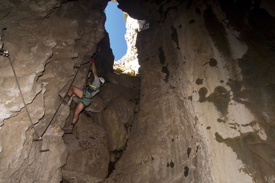Ključni del poti. Kakšen previs...