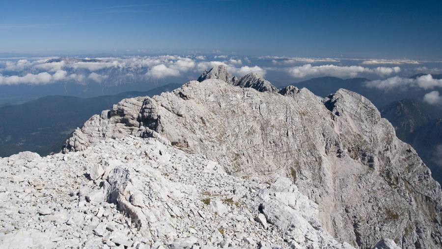 Greben proti Poncam s Kotove špice