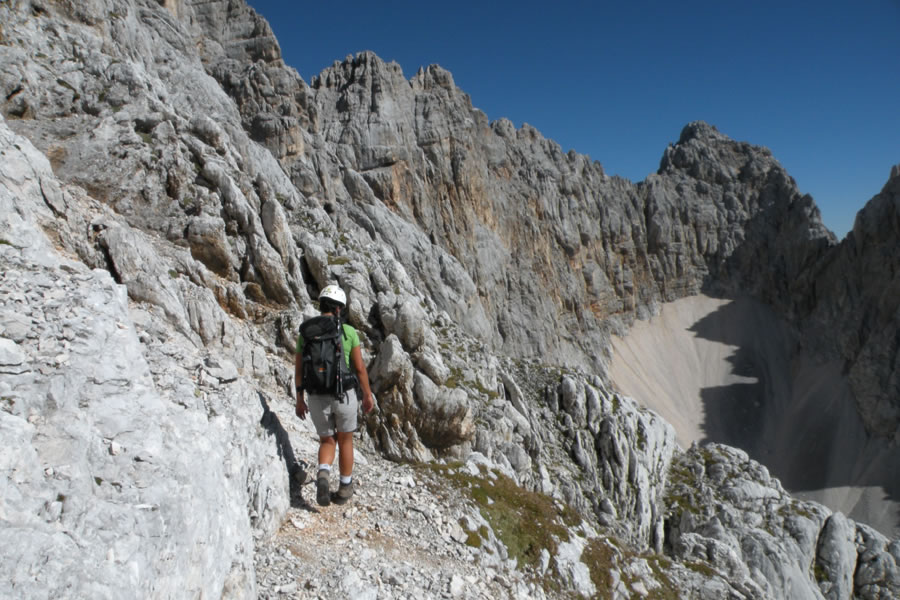 Spust v Krnico V kotlu