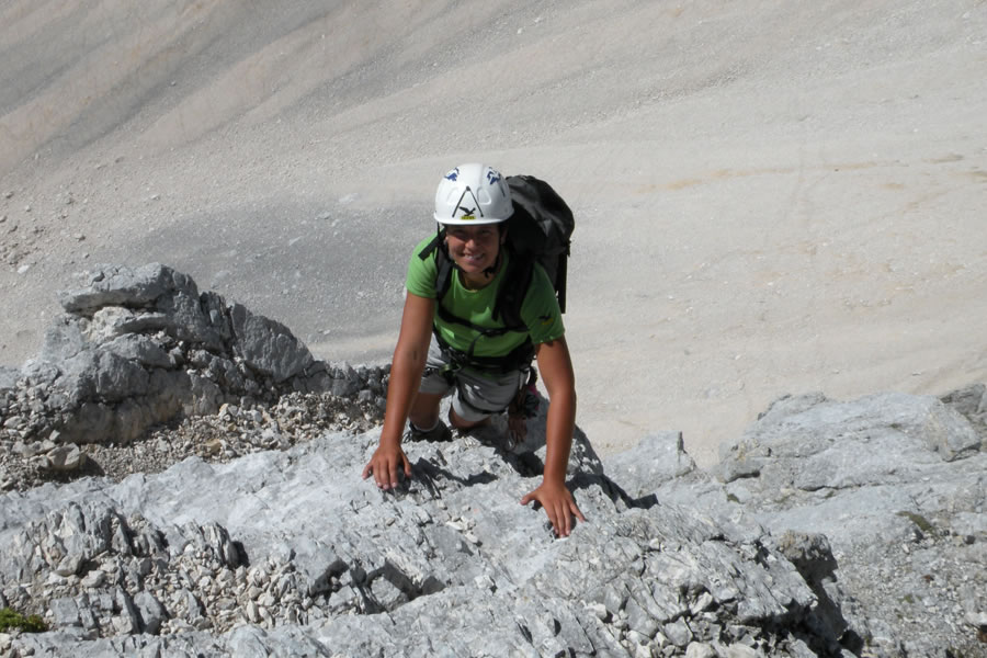 Vzpon na Srednji Rokav