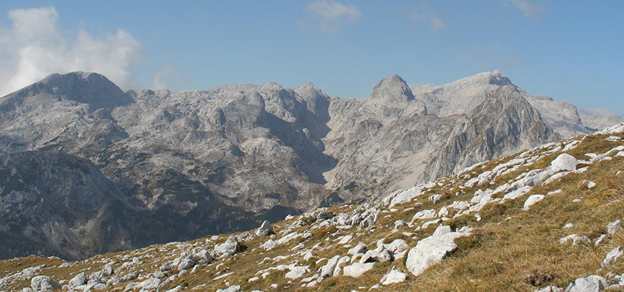 Debeli vrh, Škednjovec, Vrh Hribaric, Mišeljski konec, Kanjavec, Mišelj vrh