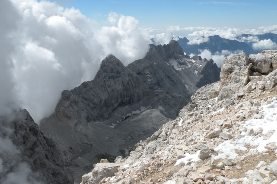 Greben proti Moiazzi