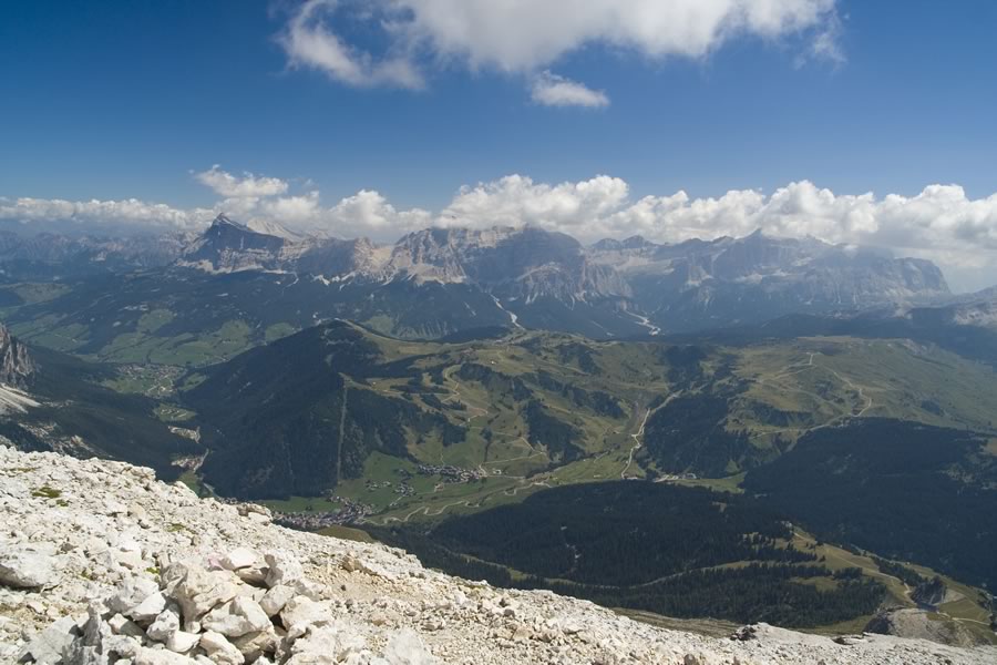 Sas dla Crusc, Piz de Lavarela, Piz dles Conturines
