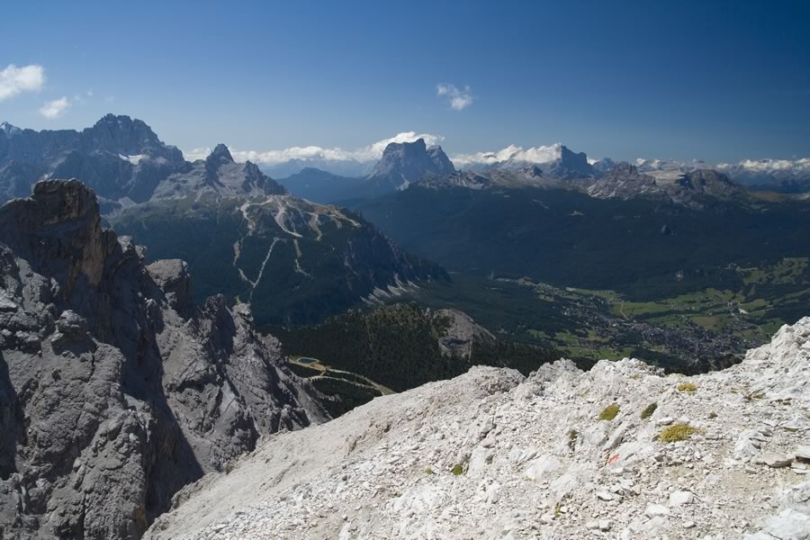Sorapis, M. Pelmo in M. Civetta