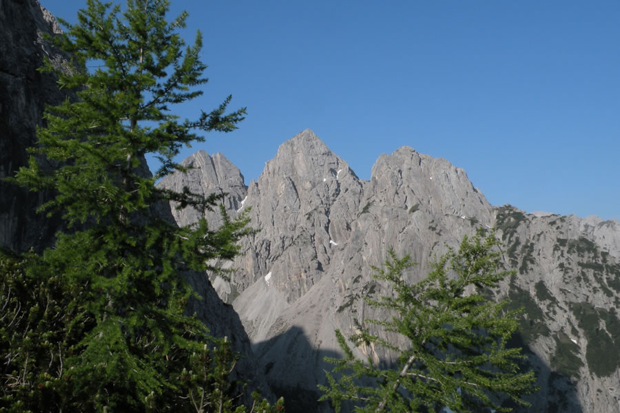 Kleine in Gro�e Gamswiesenspitze, Blo�kofel