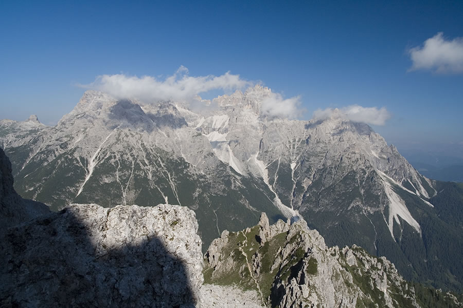 Lastron dei Scarperi (Schusterplatte) in Punta dei Tre Scarperi (Dreischusterspitze)