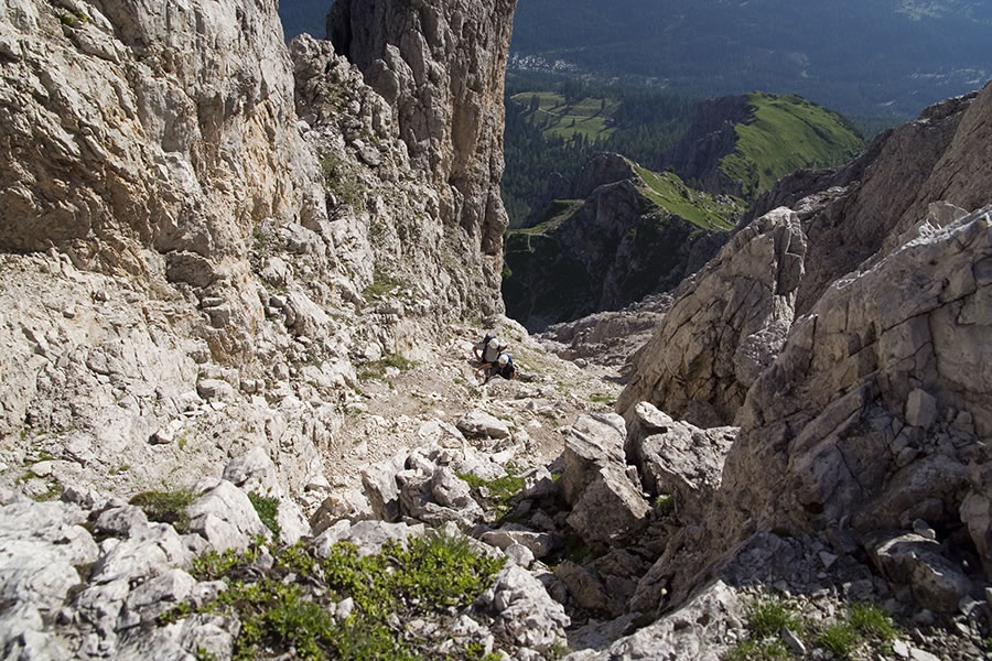 Proti Croda Rossa di Sesto (Sextner Rotwand)
