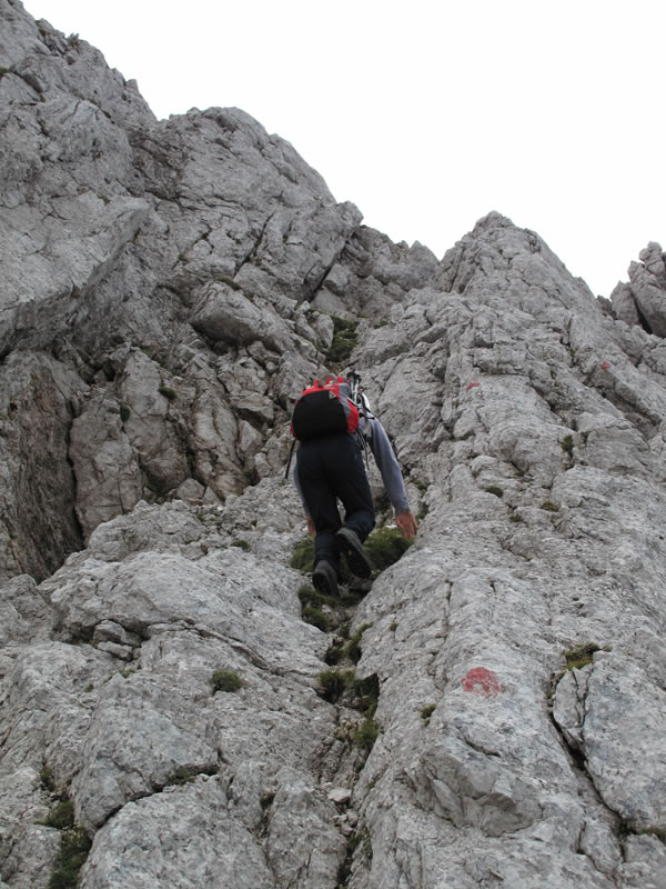 Proti Cima Alta di Gleris