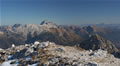 Monte Coglians, zadaj razgled vse do Kamniških