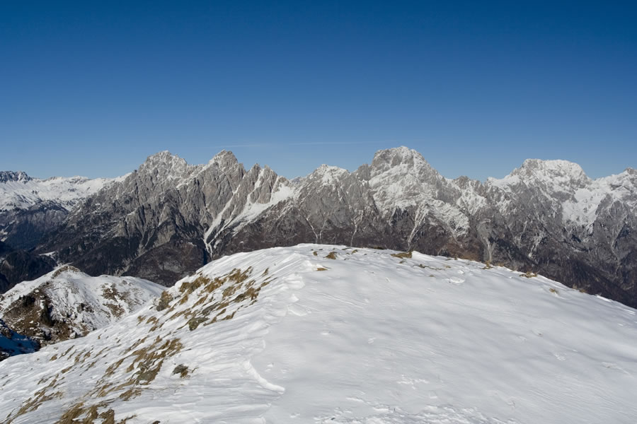 M. Siera, Piccolo Siera, Creta Forata in M. Cimon