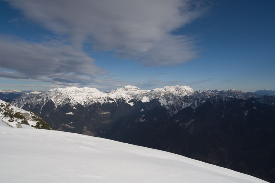 M. Zermula, Trogkofel (Creta di Aip), Rosskofel (M. Cavallo)