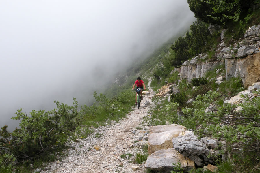 Vzpon nad kočo Giuseppe Rumor