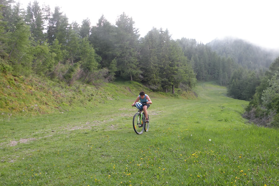 Vzpon po smučišču