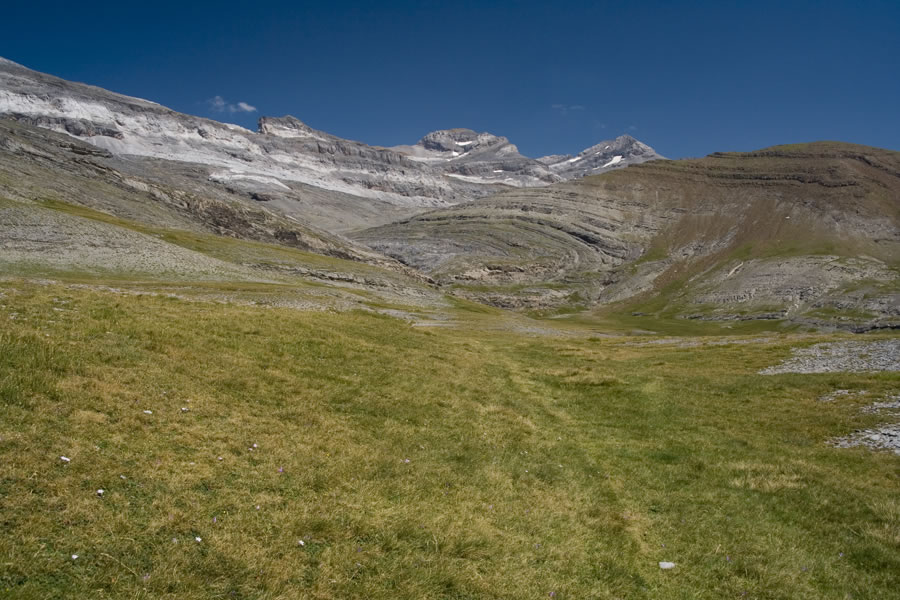 Plana San Fertus, zadaj Monte Perdido
