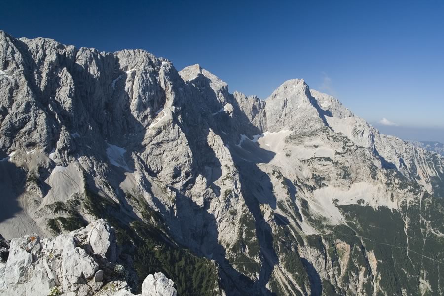 Dolgi hrbet, Grintovec in Kočna