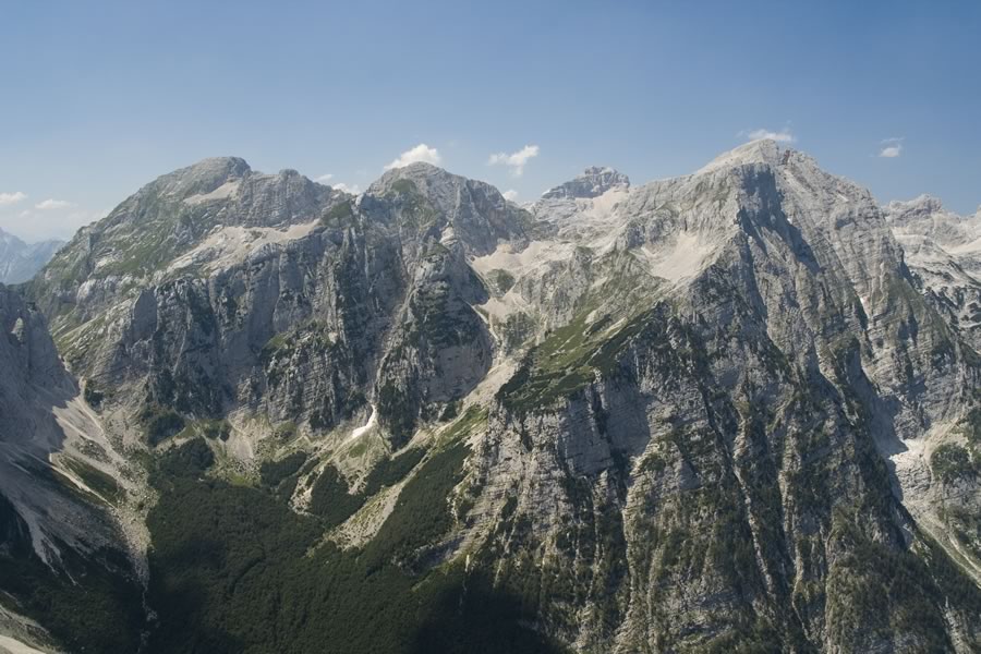 Pihavec, Bovški Gamsovec, Razor, Stenar in Križ