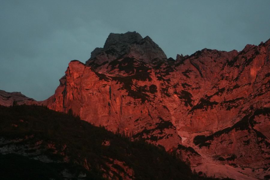 Spodnja Vrbanova špica ob vzhodu