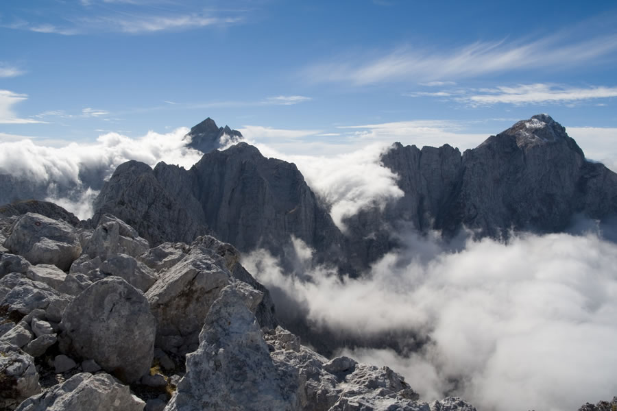 Jalovec, Vevnica, Mangart