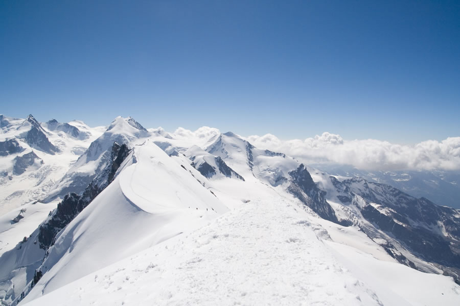 Dufourspitze, Liskamm, Castor