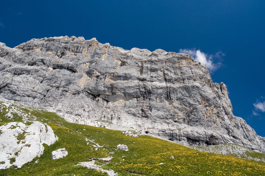 Stene nad dolino Gemschtobel