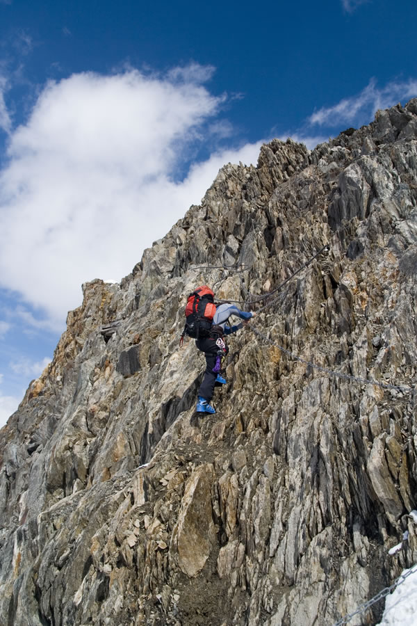 Vzpon do koče Mulets