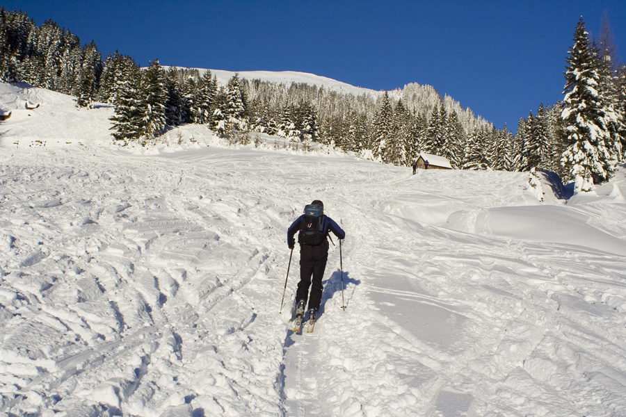 Razrito pobočje pod Cimo Bello