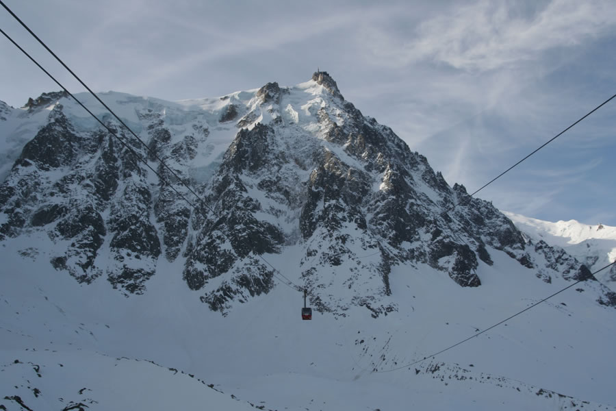 Proti Aiguille du Midi