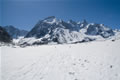 Glacier de Leschaux in Glacier du Tacul