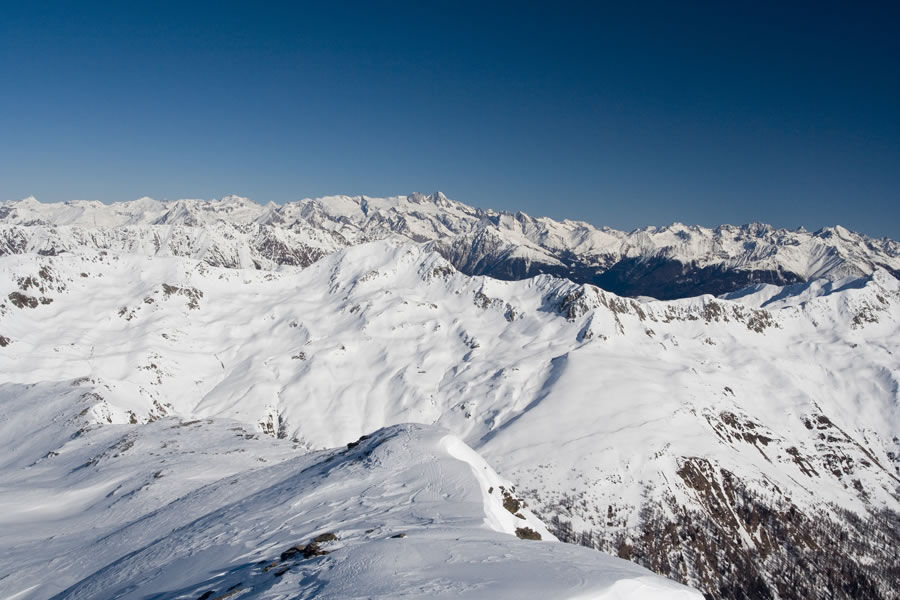 Granatspitz Gruppe, Glockner Grupe in Schober Gruppe, spredaj Regenstein