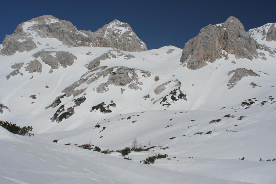Triglav s planote pod Kalvarijo