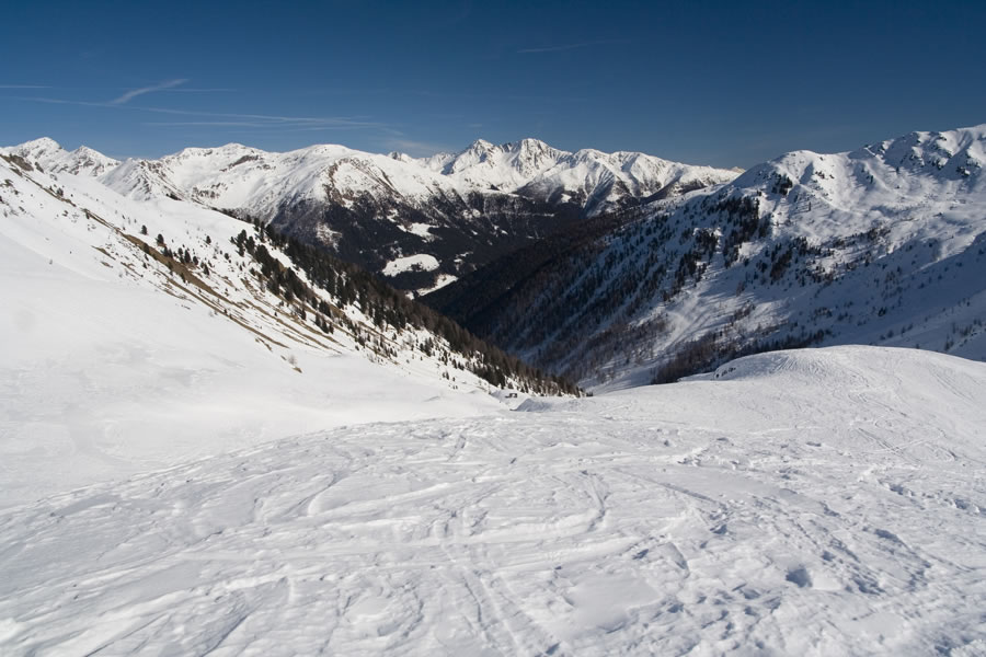 Dolina Oberhofertal, zadaj Hochgrabe, Hohes Haus, Gabesitten, G�lbner