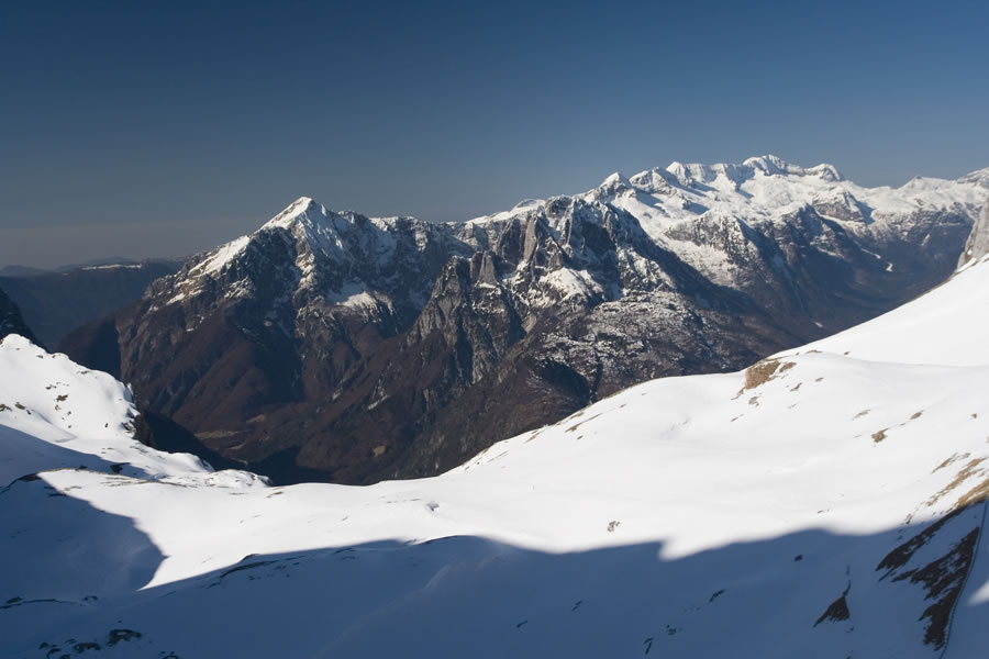 Rombon, Jerebica, Kaninske gore