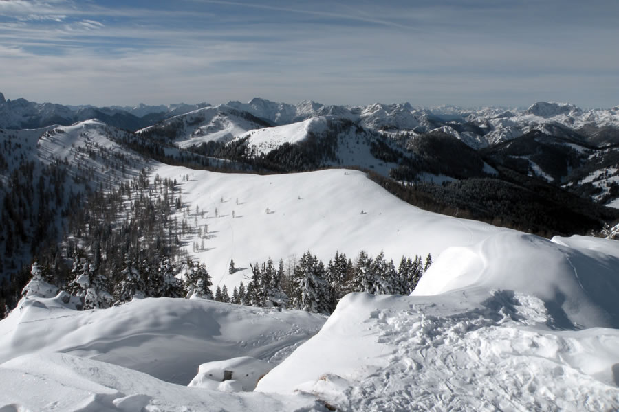 Monte Sagran, Monte Cocco in Cima Bella