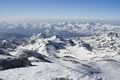 Prvi in Srednji Vogel, zadaj Spodnje Bohinjske gore