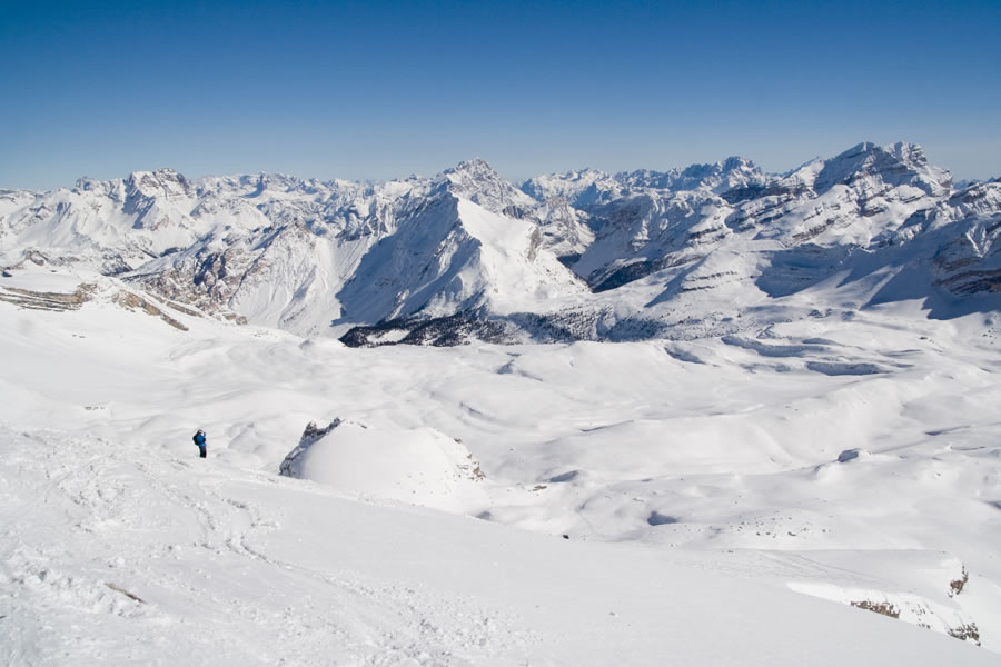 Croda Rossa (Hohe Gaisl), Sextenski Dolomiti, Cristallo, Marmarole, Sorapiss, Tofane